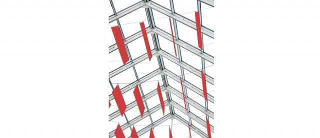 BAFFLE SOUND ABSORBING CEILING SYSTEM